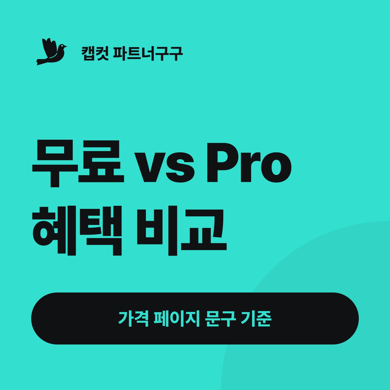 무료 vs Pro 혜택 비교 — 가격 페이지 문구 기준 (캡컷 무료 vs 프로 차이)